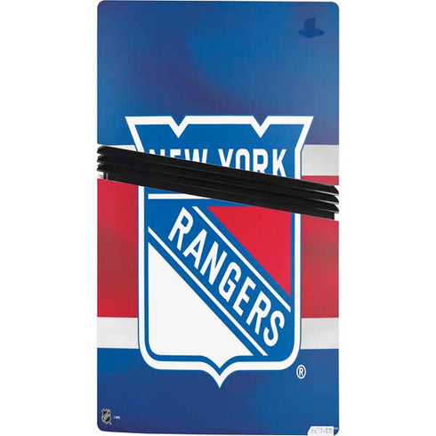 NHL New York Rangers Jersey PS5 Pro Console Skin